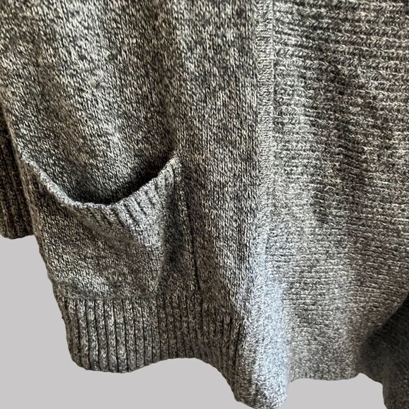 Banana Republic Women L Gray Wool Blend Buttonless Duster Cardigan - Picture 5 of 9